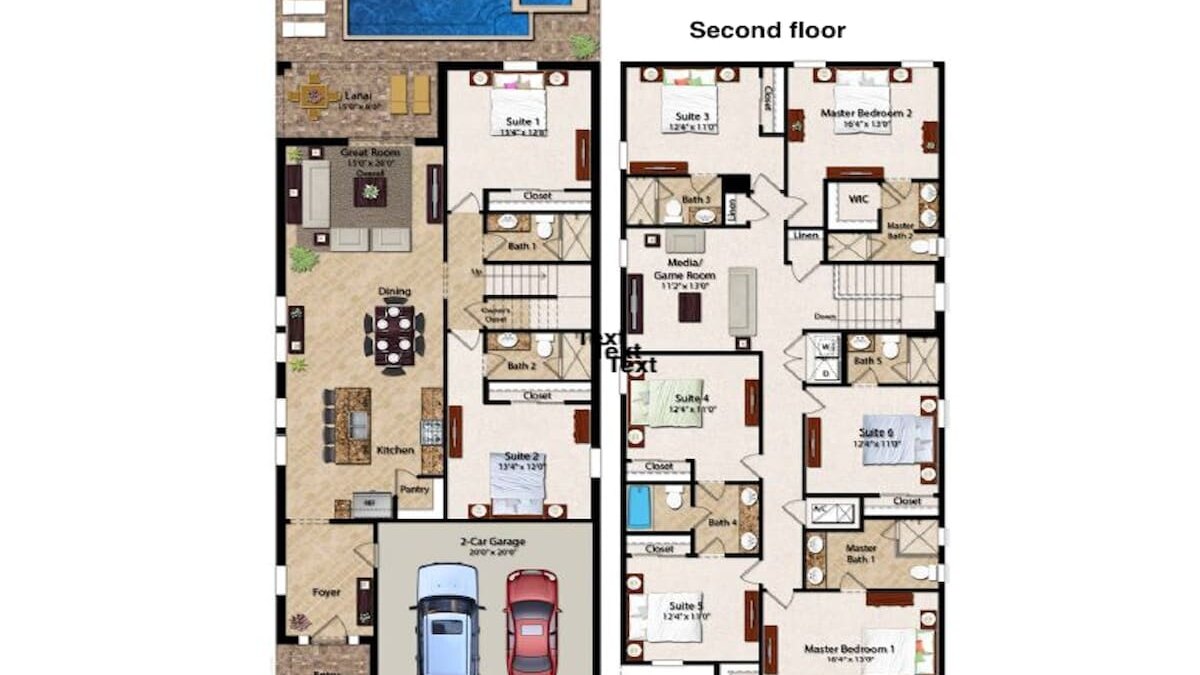 7500 Villa - 8BD - Private Pool/Spa - Game room - Image 36