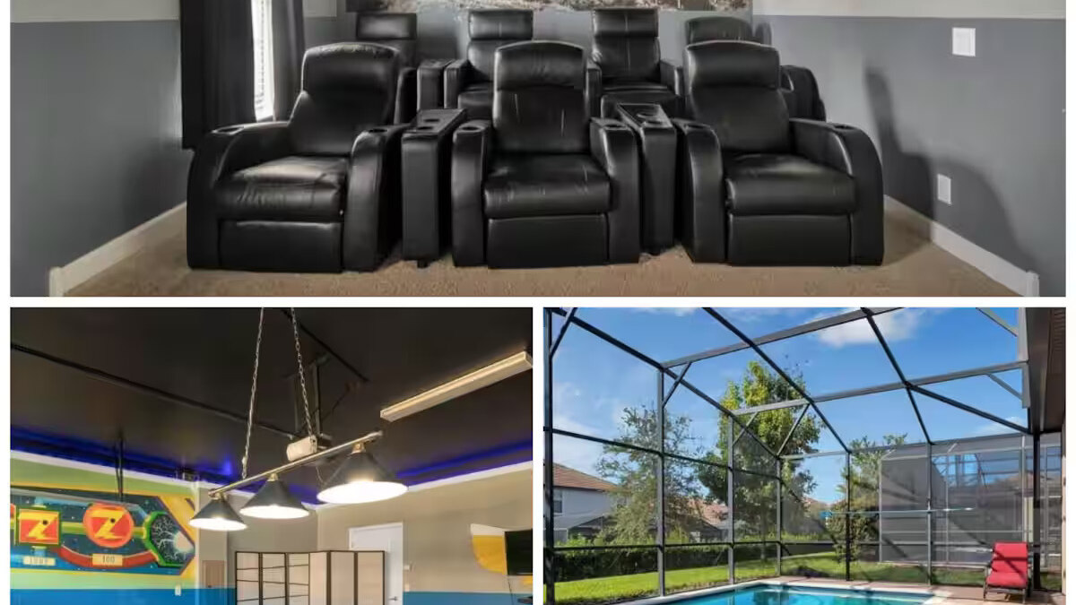 Luxury 8BR Villa w/ Theater + Game Room + Private Pool + Champions Gate Waterpark - Image 1