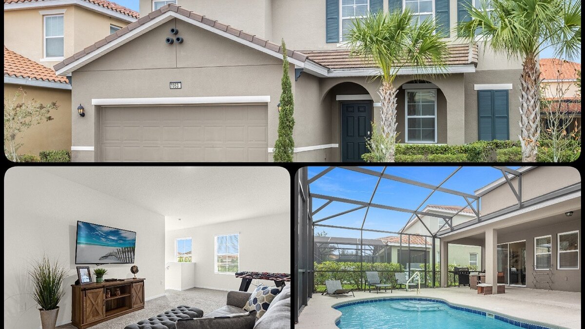 7053 Cozy retreat 5 bed-pool-movie - Image 1