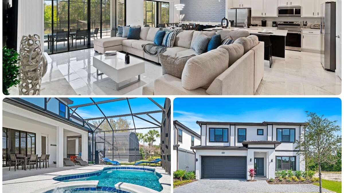 1209-9-B -Mansion themed with pool near Disney - Image 1