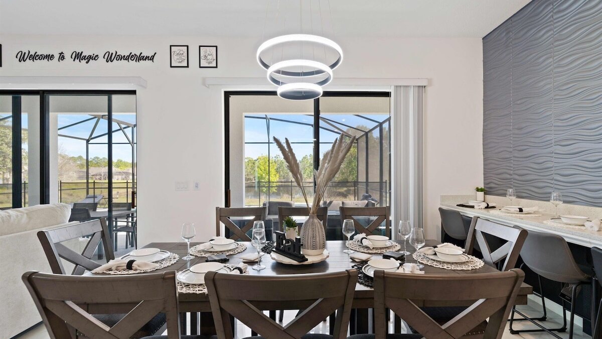 1209-9-B -Mansion themed with pool near Disney - Image 9