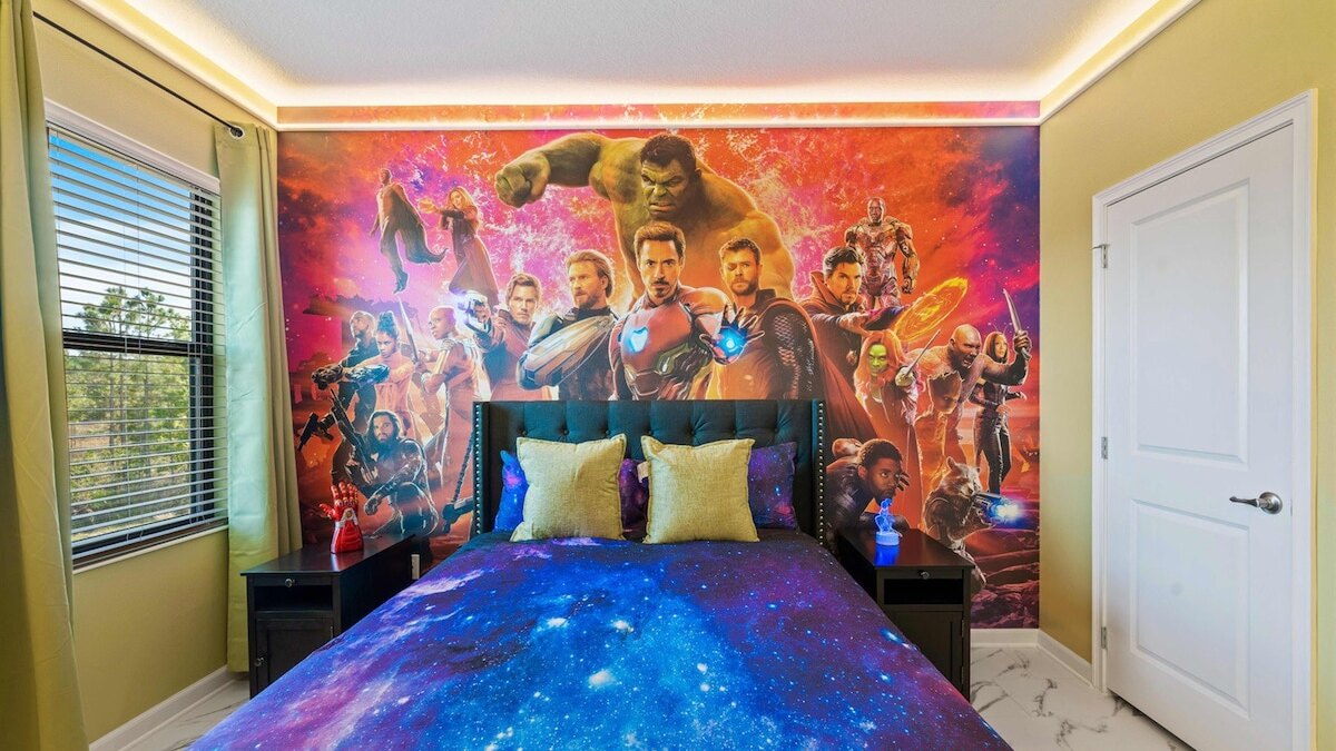 1209-9-B -Mansion themed with pool near Disney - Image 19