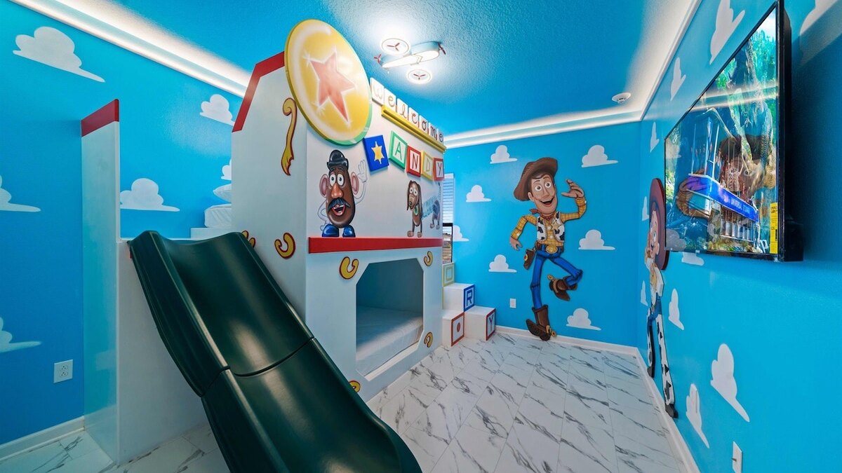 1209-9-B -Mansion themed with pool near Disney - Image 26