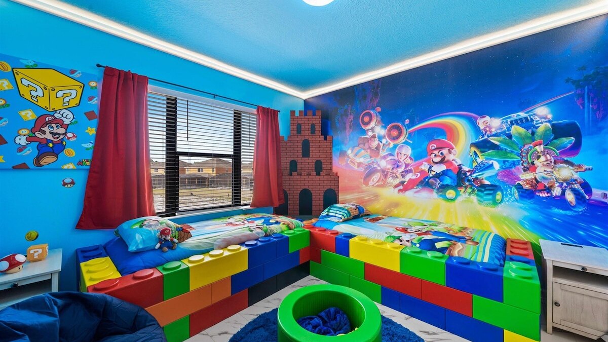 1209-9-B -Mansion themed with pool near Disney - Image 28