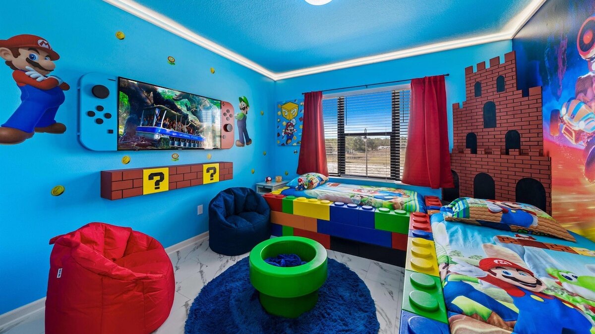 1209-9-B -Mansion themed with pool near Disney - Image 29