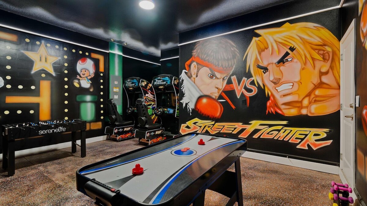 1209-9-B -Mansion themed with pool near Disney - Image 38