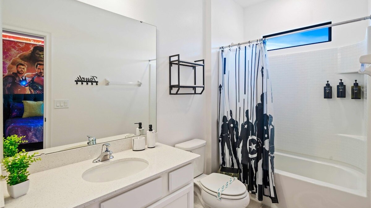 1209-9-B -Mansion themed with pool near Disney - Image 43