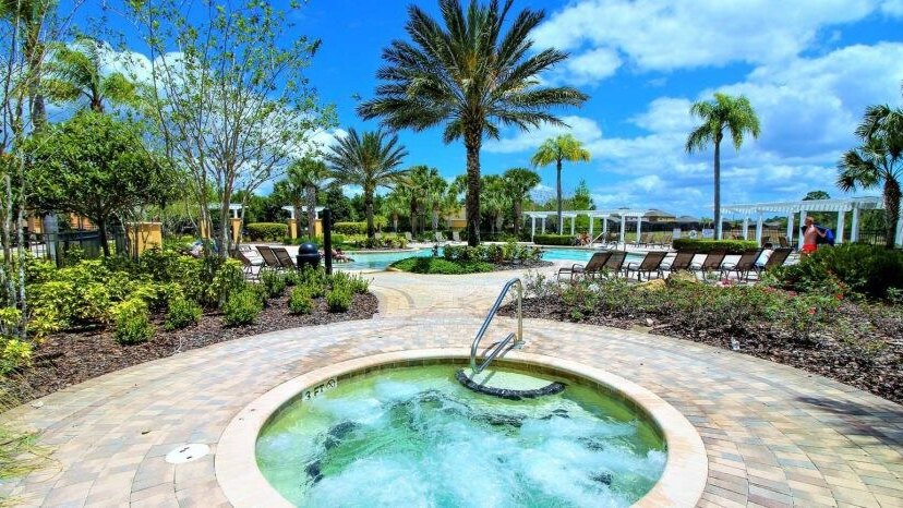 1209-9-B -Mansion themed with pool near Disney - Image 58