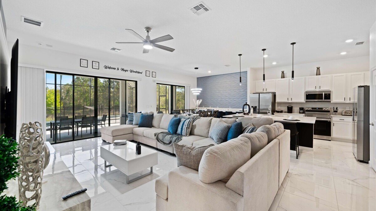 1209-9-B -Mansion themed with pool near Disney - Image 6