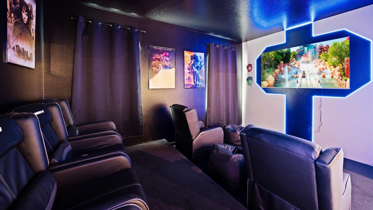 1209-9-B -Mansion themed with pool near Disney - Image 36