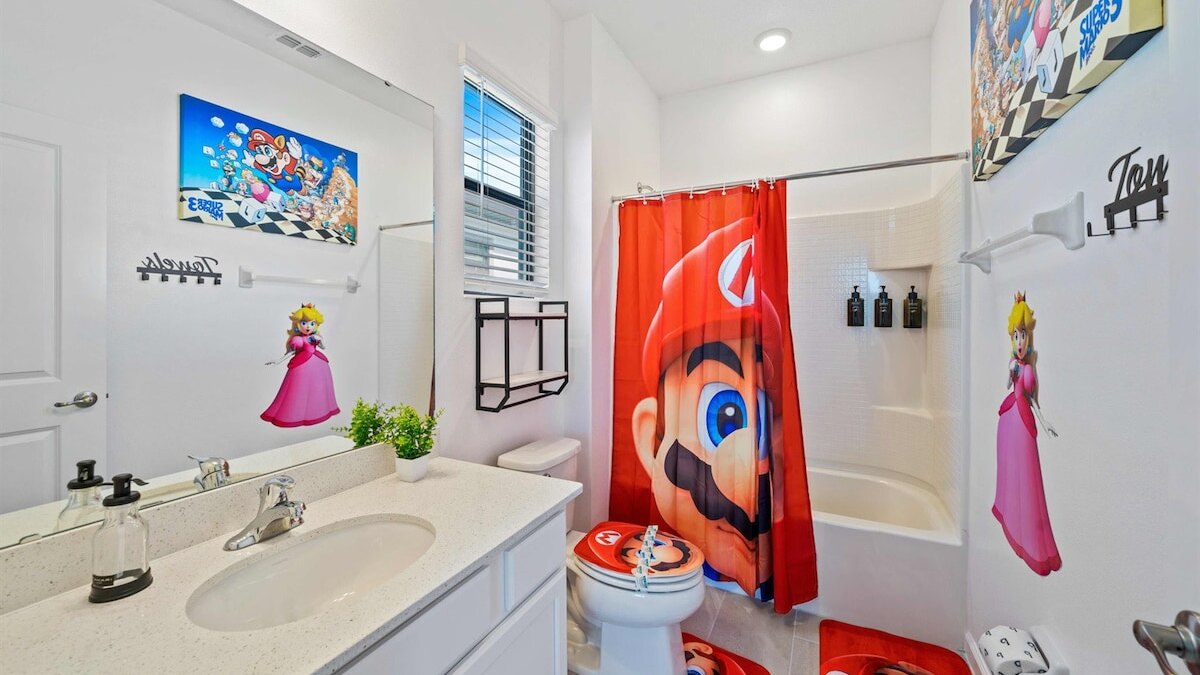 1209-9-B -Mansion themed with pool near Disney - Image 42